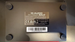 M-AUDIO M-Track Solo USB Audio Interface for 48kHz / 1 XLR in, Black