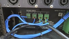 QSC CXD 4.5 Multi-Channel System Processing Amplifier, 4-Channel Low-Z, Hi-Z