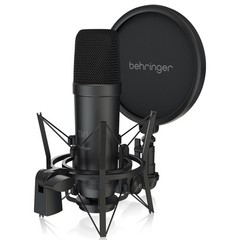 Behringer TM1 Dark Edition Complete Microphone Recording Package, Black