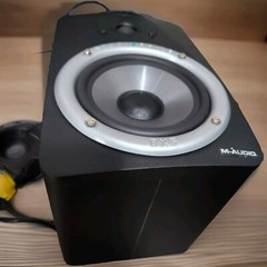 M-Audio BX5 Carbon Silver / Black Powered Studio Monitor Speaker