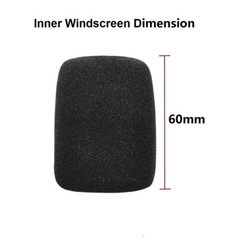 Inner Mic Cover Windscreen for Sennheiser EW135G4 SKM 9000 Vocal Microphones