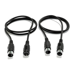 MIDI Audio Extension Cable – 5 Pin DIN Male to Female, 200 cm (78.74″)