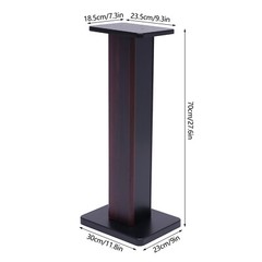 1 Pair 28″ Column Bookshelf Floor Speaker Stands Home Theater Speaker Bookshelf