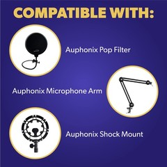 PRO Isolation Shield – Microphone Reflection Filter for Recording – Mic Studio E