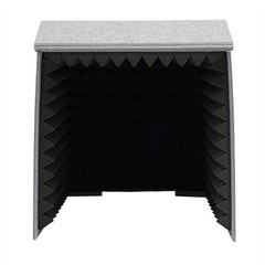 Sponge Polyester Desktop Soundproof Cover Portable Square Vocal Recording Booth