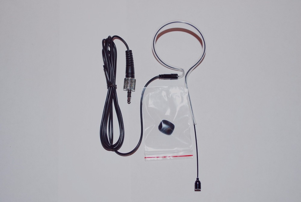 Single Ear Head Headset Mic Headworn Microphone For Sennheiser Wireless