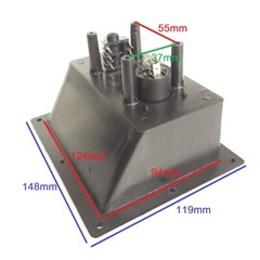 Plastic Jack Plate W/ Metal Pannel SpeakON NL4 For PA Speaker Cabniet 148x119mm