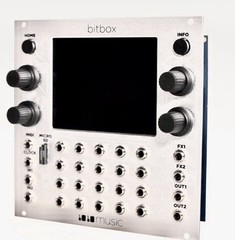 1010music bitbox Modular Sampler Module Touchscreen microSD Slot Silver