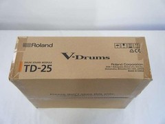 Roland TD-25 Electronic Drum Module Sound Source Used with Accessories
