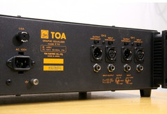 TOA E112 2ch Frequency Equalizer Parametric Graphic EQ Tested Japan