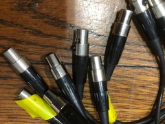 mini xlr cable 5 inch long