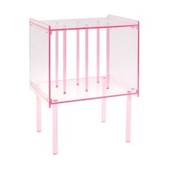 Acrylic Side Table Acrylic Record Player Stand Record Player Stand with Storage