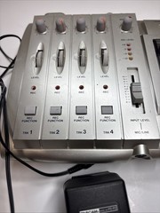 Tascam MF-P01 Analog 4 Track Cassette Recorder W/ Original Adapter