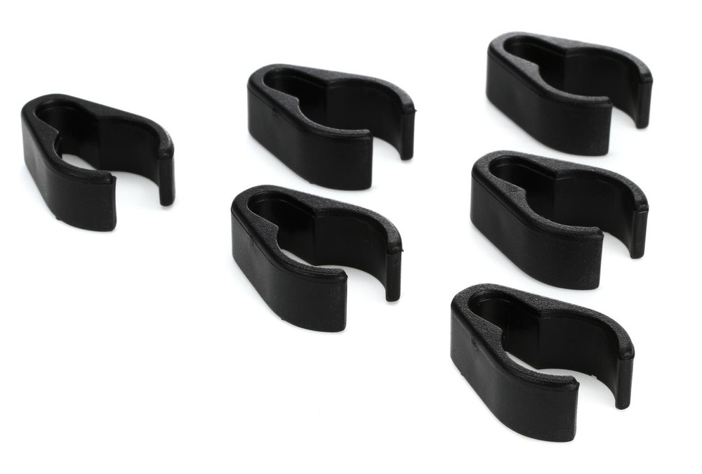 WindTech CC-6 Mic Stand Cable Clips – 6 pack (3-pack) Bundle