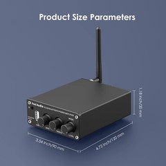 Fosi Audio Bl20A 200W Bluetooth 5.0 Home Audio Stereo Amplifier Hi-Fi Mini