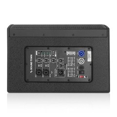Sound Town 10″ Powered 2-Way Stage Monitor Speaker for Live Sound (CARME-S10MPW)