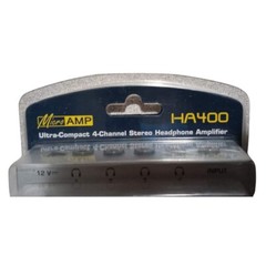 MICROAMP HA400, 4 Channel Audio Stereo Headphone Amplifier by Behringer ( new )