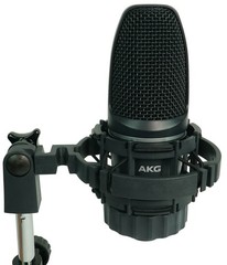 AKG C3000 Large Diaphragm Studio Recording Condenser Microphone Mic w/Shockmount