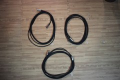 Musician’s Gear Standard XLR Microphone Cable 20 ft. Black (x3)