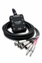 Hosa SH6X2-30 30′ Little Bro‘ Stage Box Snake, 6 XLR Sends, 2 1/4″ TRS Returns
