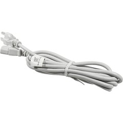 HQRP White AC Power Cord for KRK Rokit 5 6 8 RP5G2 RP6G2 RPG2 RP8G2 VXT8 / 6 / 4