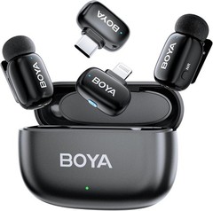 #20 BOYA Mini Wireless Lavalier Microphone for iPhone 16/15 Series iPad iOS