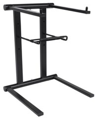 ProX T-LPS600 Lightweight Folding DJ Laptop Stand With Extra Shelf & Travel Bag