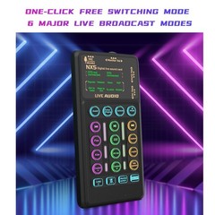 Portable Voice Changer Multifunctional Cool Lights For Gaming Easy To Use
