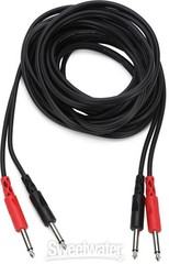 Hosa CPP-206 Stereo Interconnect Cable – Dual 1/4″ TS Male to Same – 20′