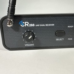 Samson CR288 UHF Dual Wireless Receiver Only With AC Adapter In Black ***READ***