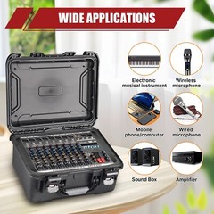 Pro 8 Channel Mixer w/Power Amplifier 1000W w/Bluetooth Sound Package Powertable