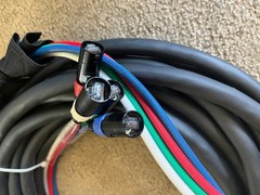 Whirlwind MTD04C5E050 Fan to Fan Cat5e Neutrik Ethercon 4 Channel Snake 50ft
