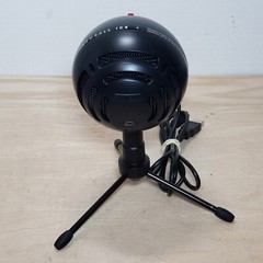Blue Snowball Ice USB Condenser Microphone Black with Stand & USB Cable Tested