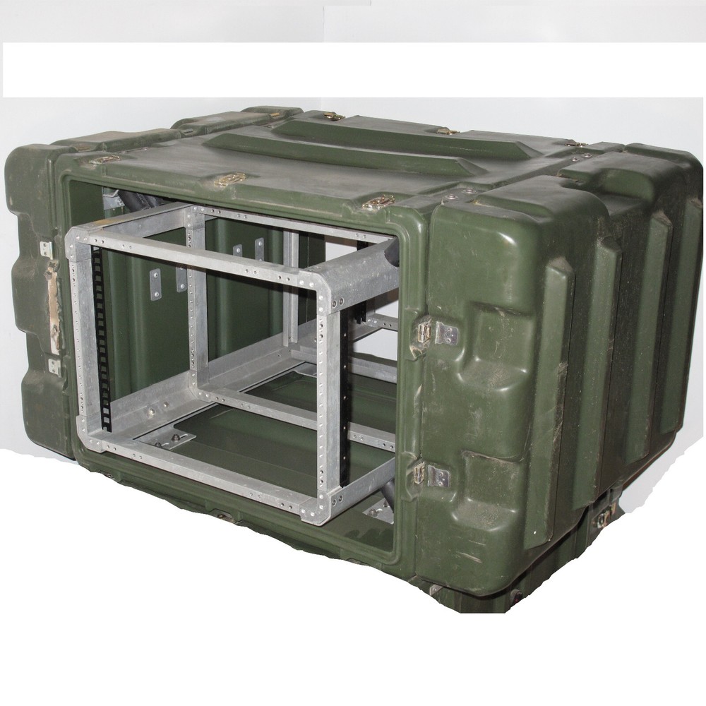 Rackmount 07U x33 Hardigg Classic Square Holes Mid Rails Pelican 200-340 Payload