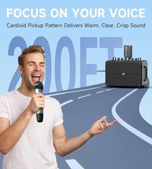Wireless Mic Pairing System, Plug and Play, Semi-Metal Build