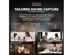 Roland GO:Podcast Microphone