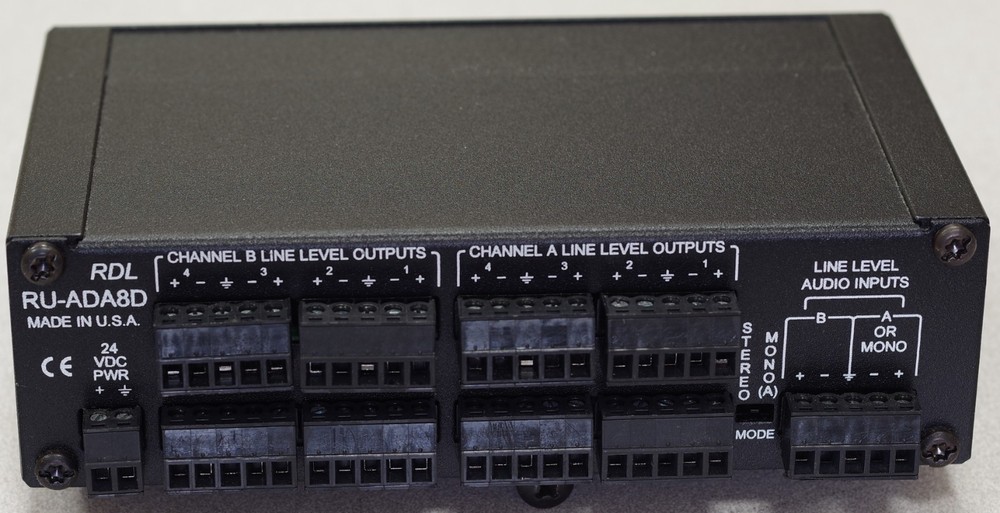 RDL RU-ADA8D Audio Distribution Amplifier.