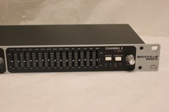 Rockville REQ215 Dual 15 Band 1/3 Octave Graphic Equalizer With Sub-Output J5