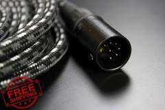 Iconic Cables 7 Pin XLR 20ft Female to Male Mic Cable