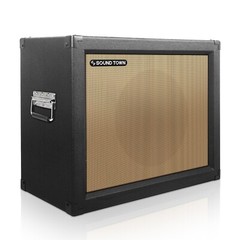 Sound Town 1 x 12″ 65W Guitar Birch Plywood Empty w/ Black (GUC112BK-EC)