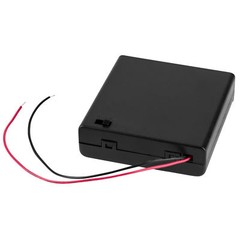 4 AA Battery Holder with On/Off Switch