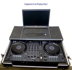 LASE Euro Style Case For Pioneer DDJ-FLX6 Controller with Glide for Laptop.