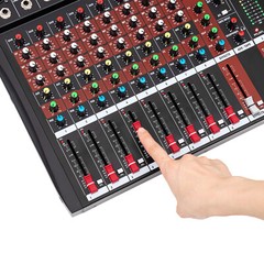 8 Channel USB Bluetooth Live Studio Audio Mixer Power Mixing Console Board w/USB