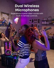soundcore Rave 3S AI Karaoke Party Speaker +2 Wireless Microphones 200W for Home