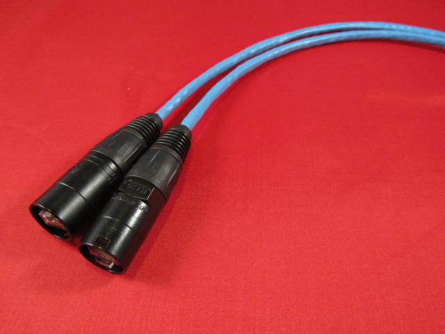 100 ft PRO Audio CAT 5e Ethernet Blue Cable w/Neutrik EtherCon RJ45 plugs.