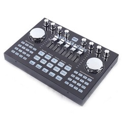 Digital USB Bluetooth Live Sound Card Audio DJ Mixer Mixing Console Amplifier