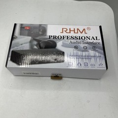 Audio Interface RHM 2 In 2 Out USB Audio Interface with 48V Phantom Power