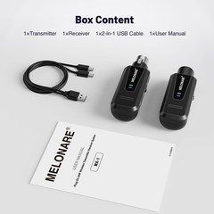 Plug on UHF 900MHz XLR Wireless Microphone Adapter, XLR Wireless Audio Transm…