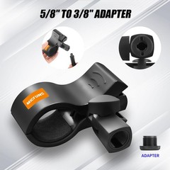 2 PCS Upgraded Adjustable Mic Holder Clip For Microphones 32mm To 60mm Mount