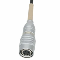 Hirose 4Pin HR10A to Microdot 3″ cable for Audio Technica Microphone headphone